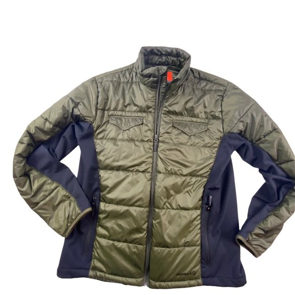 Merrell Other - Merrell Primaloft Endothermic Selectwarm Puffer Jacket XL Green Black